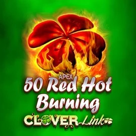 Official Slots logo: 50 Red Hot Burning Clover Links by Novomatic at SlotsGem Casino