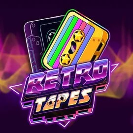 Logo of Retro Tapes from Push Gaming at SlotsGem Casino