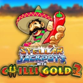 Logo of Stellar Jackpots with Chilli Gold x2 from Lightning Box Game at SlotsGem Casino