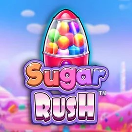 Logo of Sugar Rush from Pragmatic Play at SlotsGem Casino