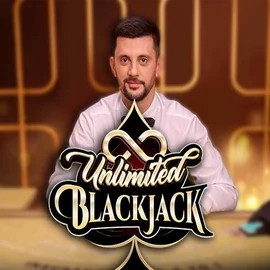 Logo of Unlimited Blackjack from Ezugi at SlotsGem Casino